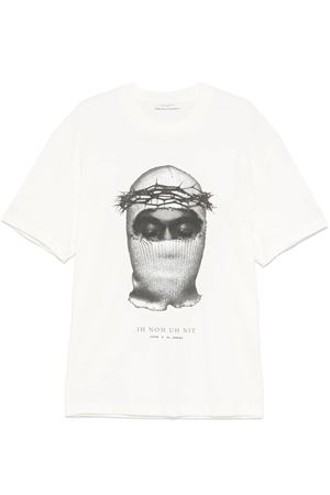 White cotton Mask T-shirt IH NOM UH NIT | NUS25287081